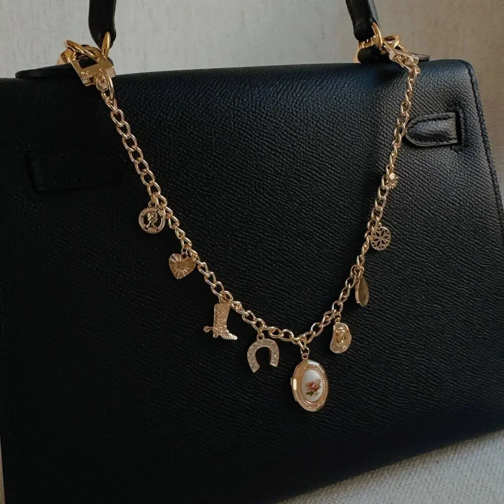 Yee Haw Western Equestrian Multi Charm Decorative Bag Purse Charm